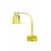Heat Retaining Single Lamp with Flexible Arm, brass